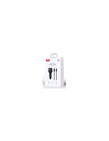 EBOX / BCC17 Cargador Coche Inteligente con Cable Tipo-C a Lightning