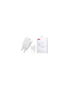 EBOX / L127 Cargador USB-A QC18W con Cable Tipo-C