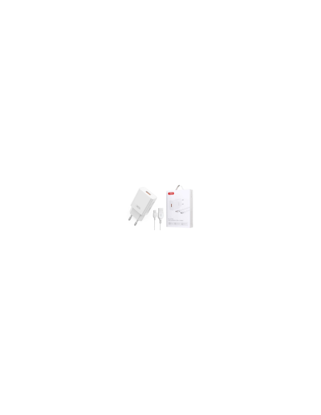 EBOX / L127 Cargador USB-A QC18W con Cable Tipo-C