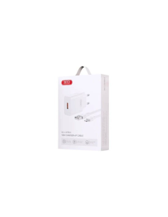 EBOX / L127 Cargador USB-A QC18W con Cable Lightning