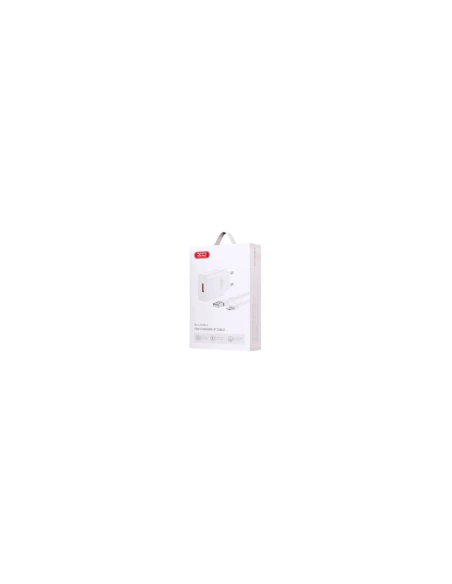 EBOX / L127 Cargador USB-A QC18W con Cable Lightning