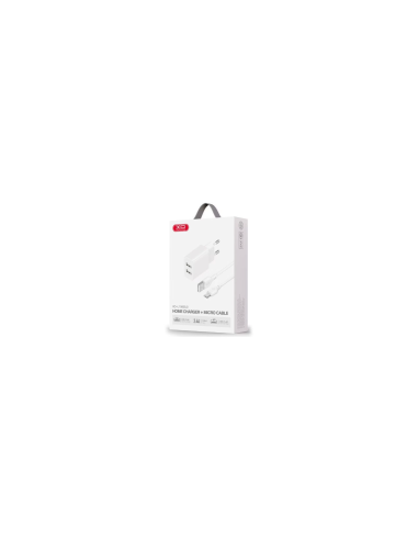 EBOX / L109 Cargador Enchufe DUAL 2.4A con Cable Micro USB