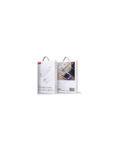 EBOX / L109 Cargador Enchufe DUAL 2.4A con Cable Lightning