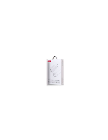 EBOX / L109 Cargador Enchufe DUAL 2.4A con Cable Tipo-C