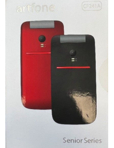 EBOX CF241A Telefono Móvil con Tapa Artfone Rojo