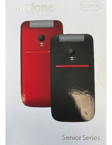 EBOX CF241A Telefono Móvil con Tapa Artfone Rojo