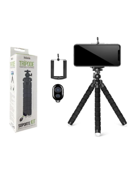 EBOX / SKT9502 Tripode Flexible con Mando Bluetooth