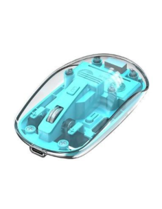 EBOX / M12 Raton Bluetooth Inalámbrico Azul Transparente