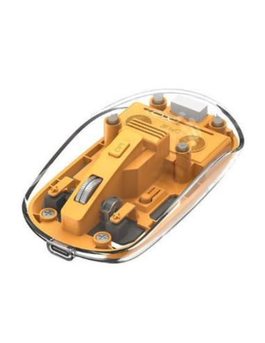 EBOX / M12 Raton Bluetooth Inalámbrico Amarillo Transparente