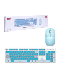 EBOX / KB05 Kit de Teclado y Raton Azul