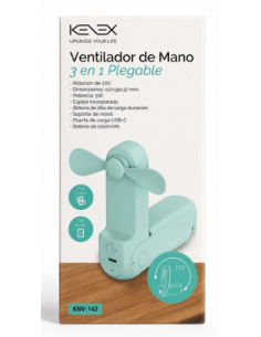 EBOX / KNV-142 Ventilador de mano