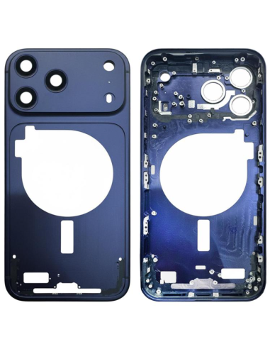 Chasis con lente para iPhone 17 Pro Azul Oscuro