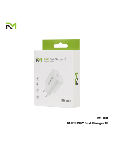 Accesorio RM / (RM001) Cargador Enchufe Rapido 20W (PD3.0)
