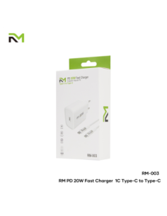 Accesorio RM / (RM003) Cargador Rápido con Cable Tipo-C a Tipo-C 20W (PD3.0)