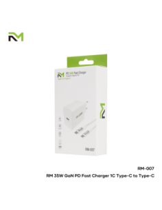 Accesorio RM / (RM007) Cargador Super Rápido con Cable Tipo-C a Tipo-C 35W (PD3.0 / QC3.0)