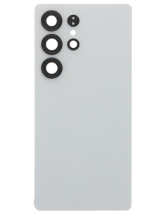 Tapa Trasera con Lentes para Samsung S25 Ultra (S938) Titanio Plata