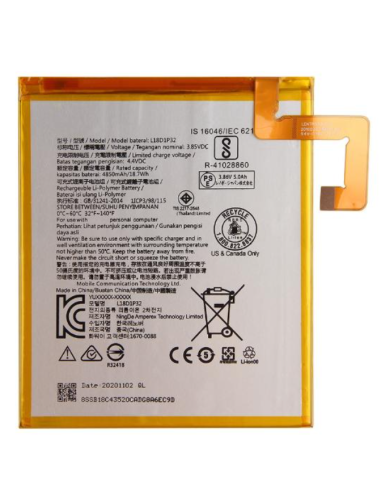 Batería para Lenovo Tab M10 Plus TB-X606 // TB-X605 // TB328FU // TB-X505