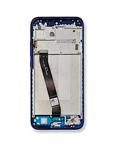 Pantalla para Redmi 7 Con Marco Azul (Original Servicepack)