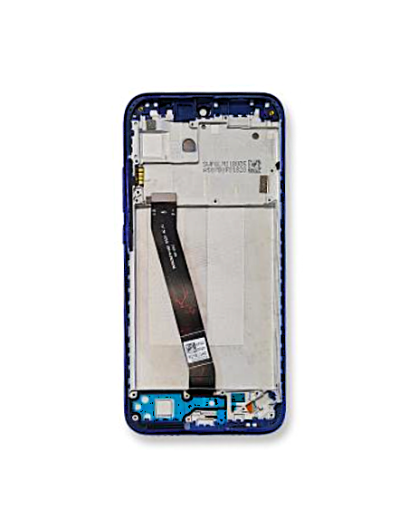 Pantalla para Redmi 7 Con Marco Azul (Original Servicepack)