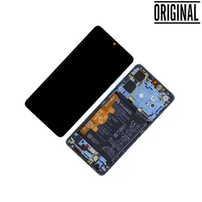 Pantalla para Huawei P30 (2019) Con Marco New Code Azul Original Servicepack