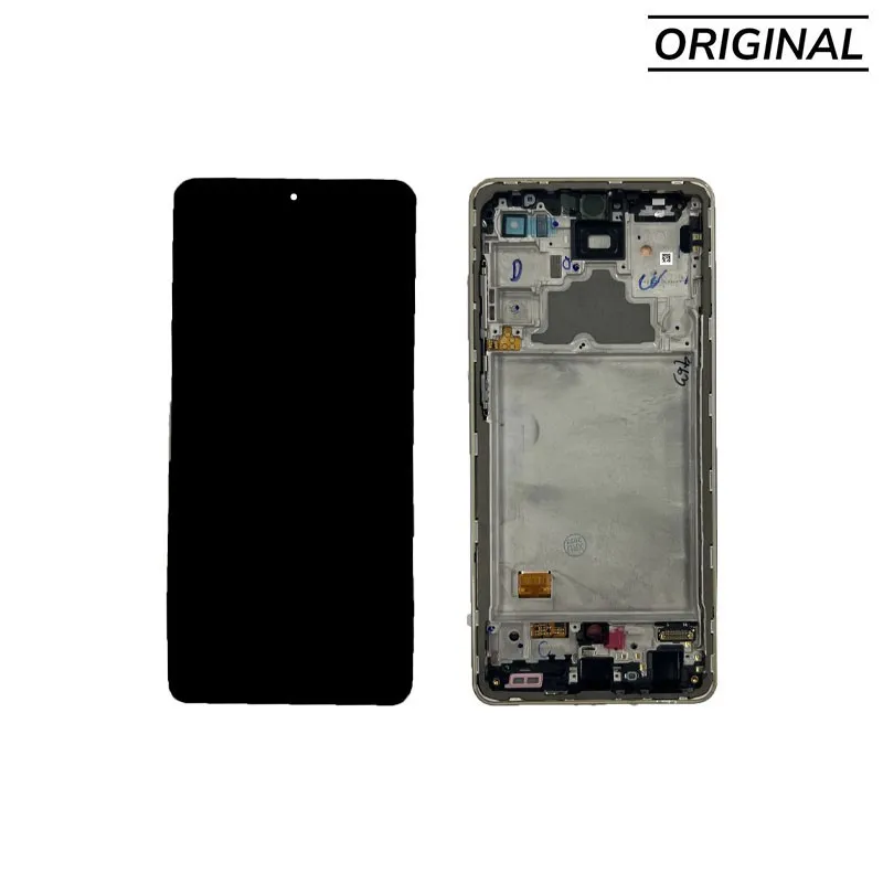 Pantalla para Samsung A72 4G/5G (A725/A726) con Marco Blanco (Original Service Pack)