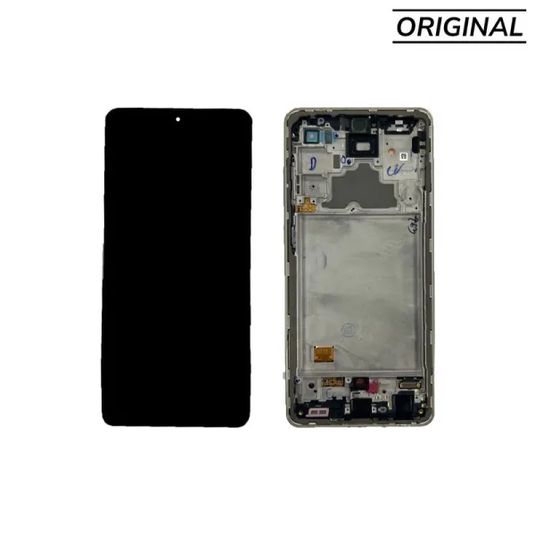 Pantalla para Samsung A72 4G/5G (A725/A726) con Marco Blanco (Original Service Pack)