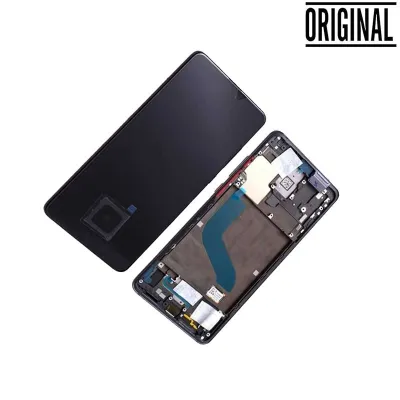 Pantalla para Xiaomi Mi 9T con Marco Blanco (Original Service Pack)