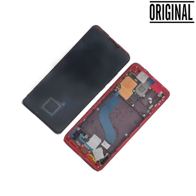 Pantalla para Xiaomi Mi 9T con Marco Rojo (Original Service Pack)