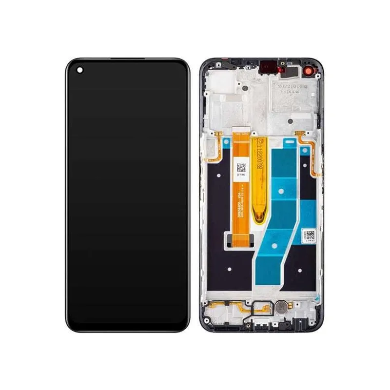 Pantalla completa para Realme 9 PRO (RMX3471, RMX3472) Con Marco Negra (Original Service Pack)