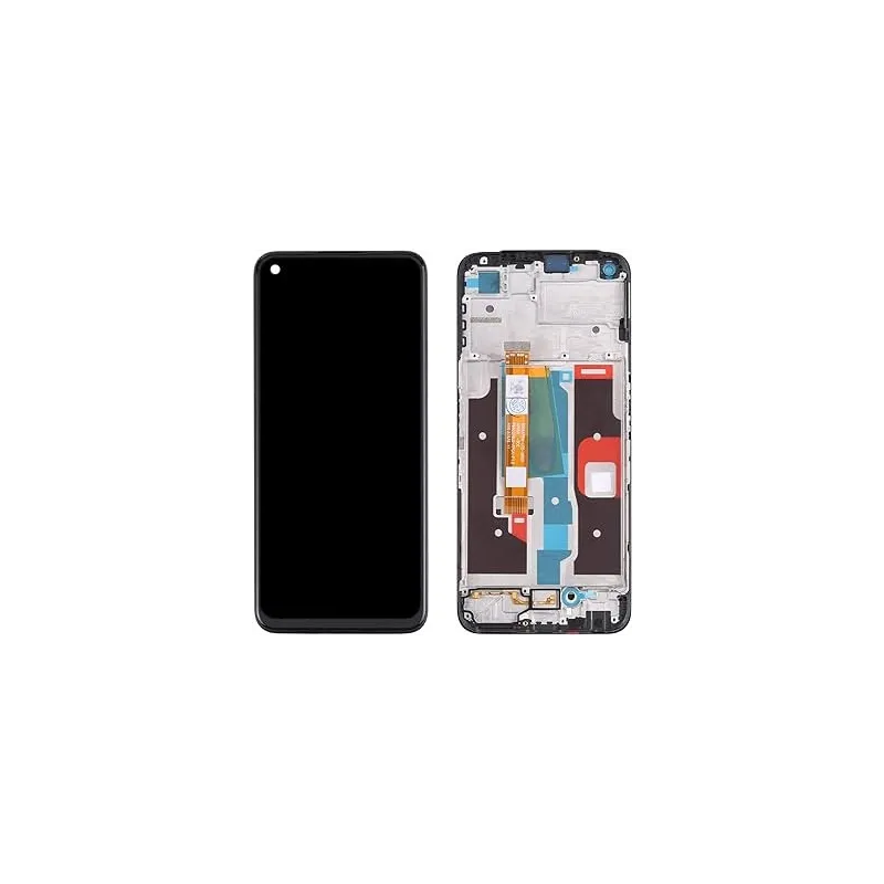 Pantalla completa para Realme 8I/NARZO 50 (RMX3151) Con Marco Negra (Original)