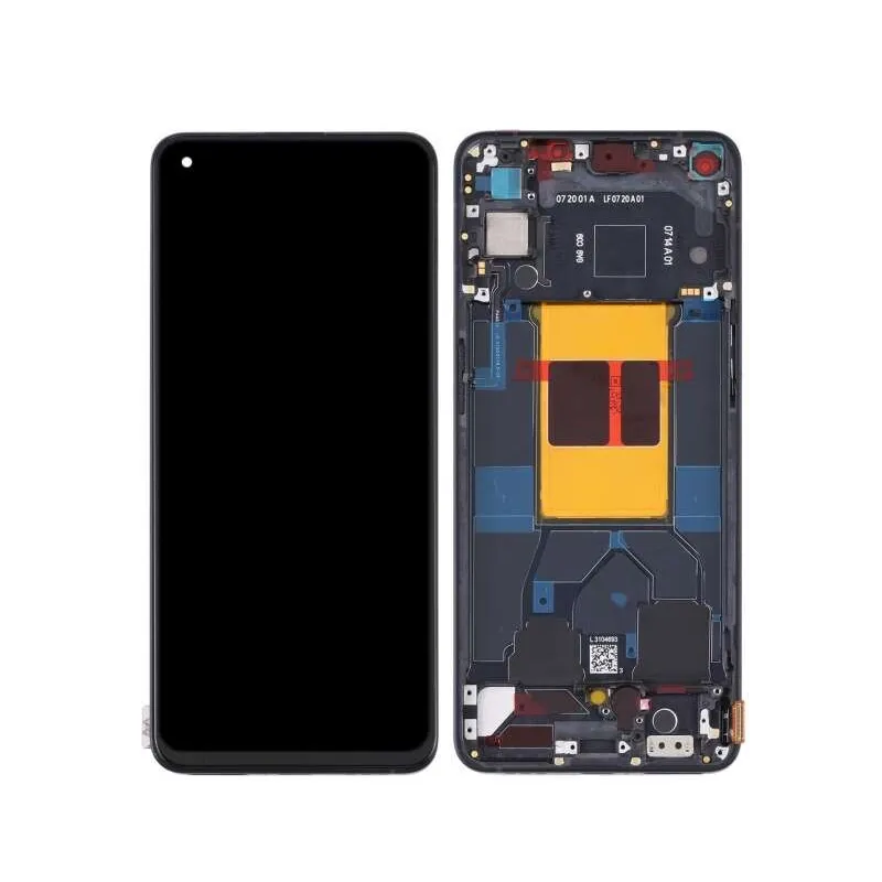 Pantalla completa para OPPO RENO 6 5G (PEQM00, CPH2251) Con Marco Negro (Original)