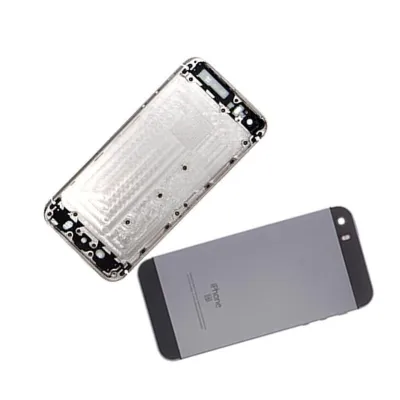 Tapa trasera para iPhone SE Negra (Gris Especial)