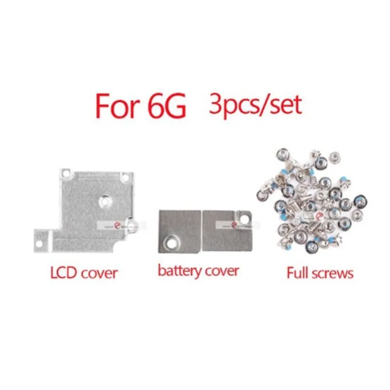 Set de chapas y tornillos para iPhone 6