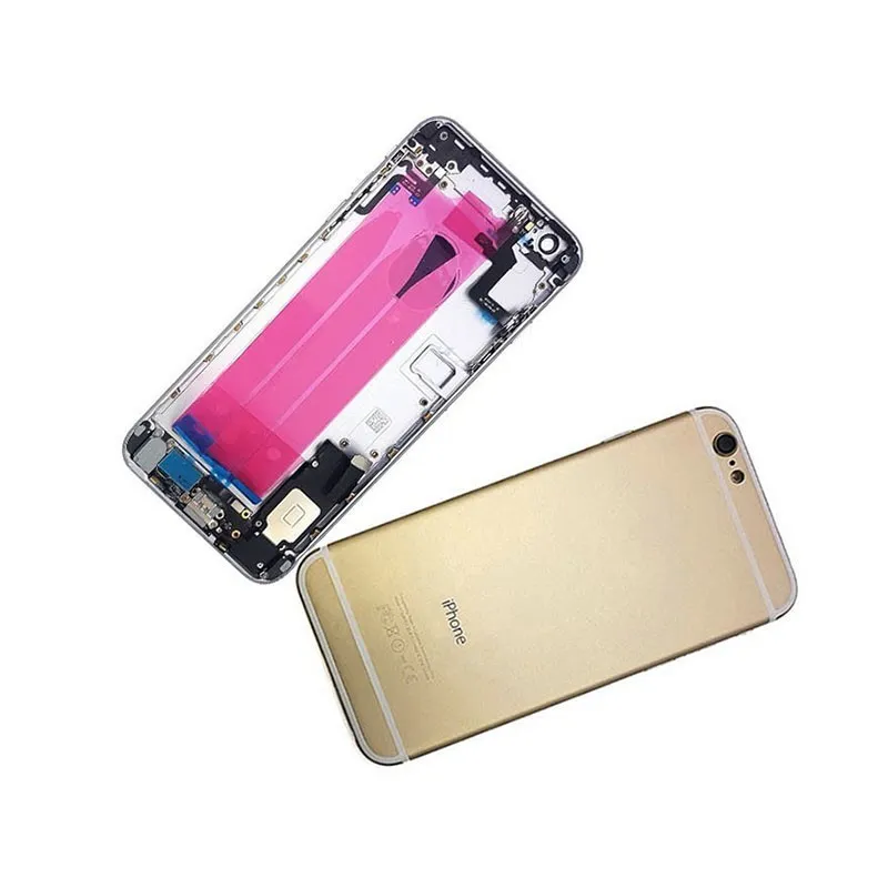 Chasis con Tapa Trasera para iPhone 6 Plus Oro