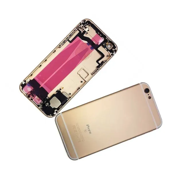 Chasis con Tapa Trasera para iPhone 6s Oro