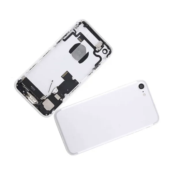 Chasis con Tapa Trasera para iPhone 7 Blanca