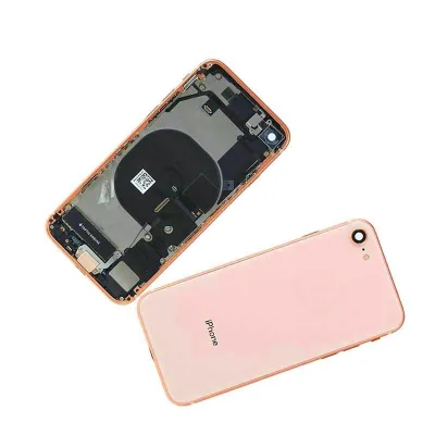 Chasis con Tapa Trasera para iPhone 7 Oro Rosa