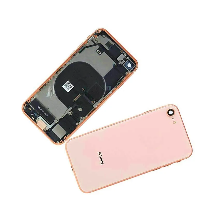 Chasis con Tapa Trasera para iPhone 7 Oro Rosa