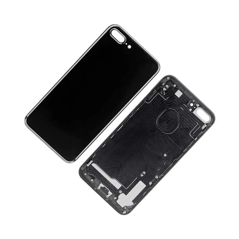 Tapa trasera para iPhone 7 Plus Negra Brillante