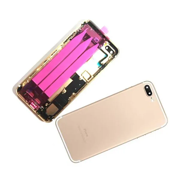 Chasis con Tapa Trasera para iPhone 7 Plus Oro