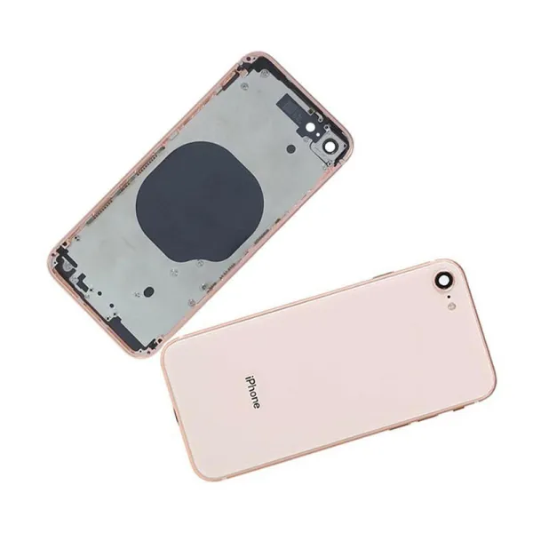Chasis con Tapa Trasera para iPhone 8 Oro