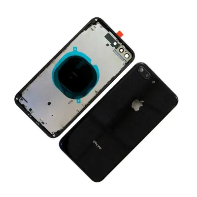 Chasis con Tapa Trasera para iPhone 8 Plus Negra