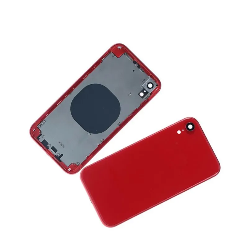 Chasis con Tapa Trasera para iPhone XR Rojo