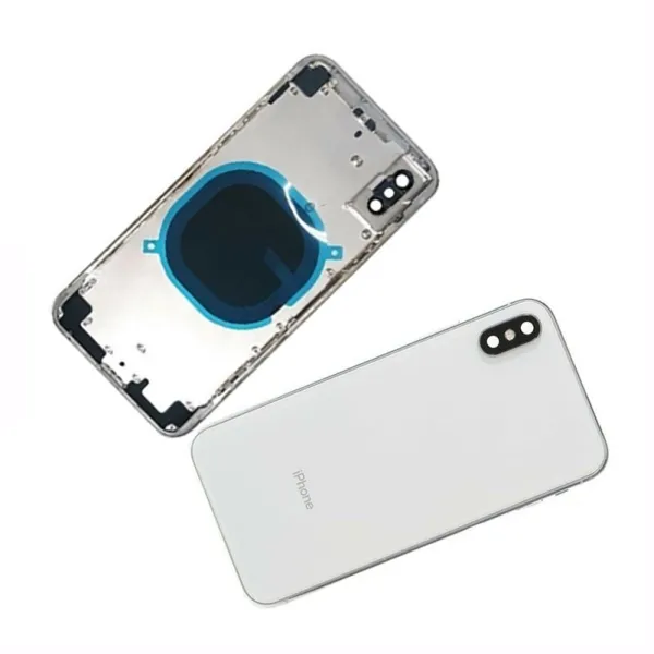 Chasis con Tapa Trasera para iPhone XS Blanca