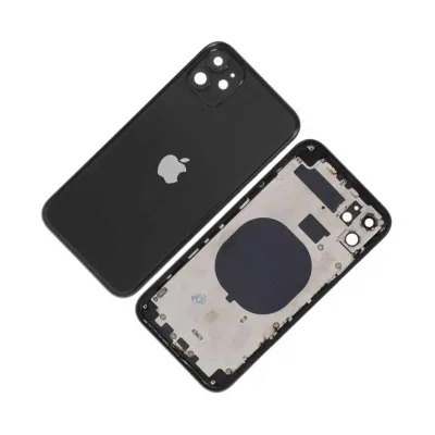 Chasis con Tapa Trasera para iPhone 11 Negra