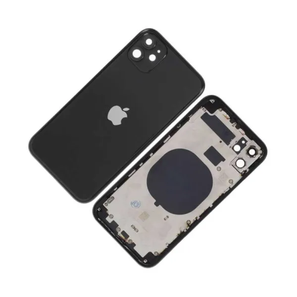 Chasis con Tapa Trasera para iPhone 11 Negra