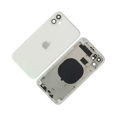 Chasis con Tapa Trasera para iPhone 11 Blanca