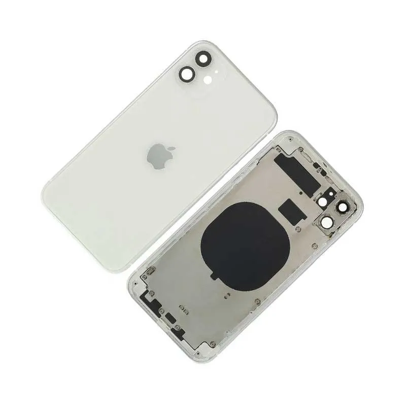 Chasis con Tapa Trasera para iPhone 11 Blanca