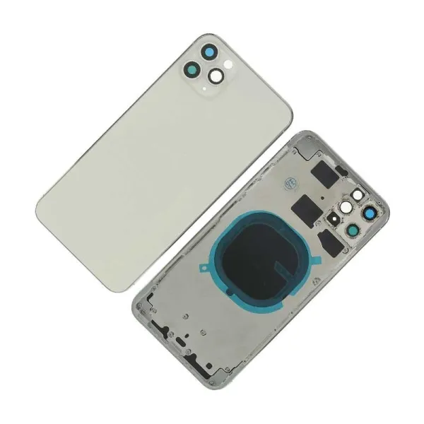 Chasis con Tapa trasera para iPhone 11 Pro Max Blanca