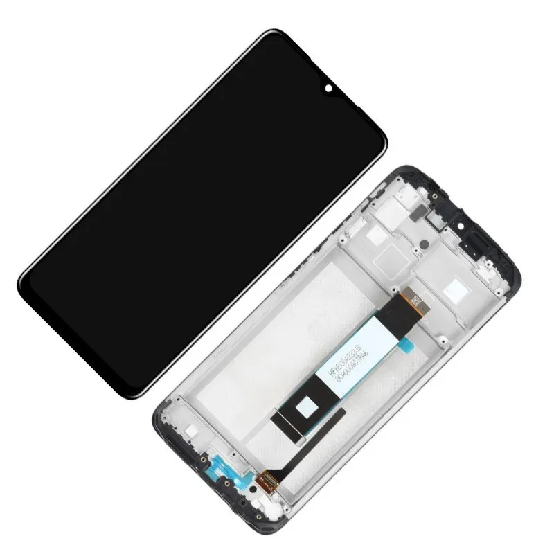 Pantalla para Mi Redmi Note 9S /Note 9 Pro / Note 9 Pro Max con Marco Plata (Original Service Pack)